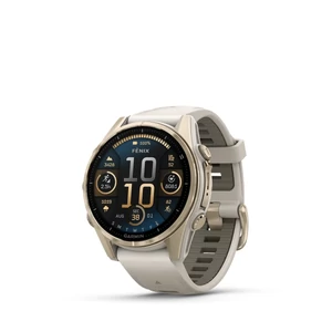Kép 2/20 - Garmin fenix 8 43mm AMOLED Sapphire, krémarany, homokkő/szürke szilikon szíjjal (ED XD) Kép 2/20 - Garmin fenix 8 43mm AMOLED Sapphire, krémarany, homokkő/szürke szilikon szíjjal (ED XD)