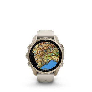 Kép 3/20 - Garmin fenix 8 43mm AMOLED Sapphire, krémarany, homokkő/szürke szilikon szíjjal (ED XD) Kép 3/20 - Garmin fenix 8 43mm AMOLED Sapphire, krémarany, homokkő/szürke szilikon szíjjal (ED XD)