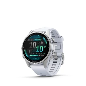 Kép 8/20 - Garmin fenix 8 43mm AMOLED, ezüst, fehér szilikon szíjjal (ED) Kép 8/20 - Garmin fenix 8 43mm AMOLED, ezüst, fehér szilikon szíjjal (ED)