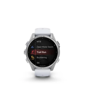 Kép 9/20 - Garmin fenix 8 43mm AMOLED, ezüst, fehér szilikon szíjjal (ED) Kép 9/20 - Garmin fenix 8 43mm AMOLED, ezüst, fehér szilikon szíjjal (ED)