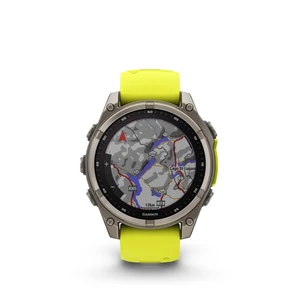 Kép 9/14 - Garmin fenix 8 47mm SOLAR Sapphire, titanium, neonsárga/grafit szilikon szíjjal (ED XD)