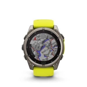 Kép 9/14 - Garmin fenix 8 51mm SOLAR Sapphire, titanium, neonsárga/grafit szilikon szíjjal (ED XD)