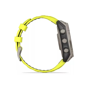 Kép 11/14 - Garmin fenix 8 51mm SOLAR Sapphire, titanium, neonsárga/grafit szilikon szíjjal (ED XD)