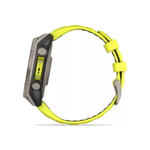 Kép 13/14 - Garmin fenix 8 51mm SOLAR Sapphire, titanium, neonsárga/grafit szilikon szíjjal (ED XD)