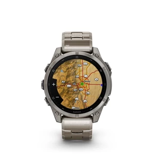 Kép 9/20 - Garmin fenix 8 47mm AMOLED Sapphire, titanium, titanium fém szíjjal + grafitszürke szilikon szíjjal (ED SD)