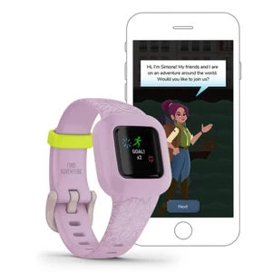 Kép 8/17 - VÍVOFIT JR. 3 LILA VIRÁG ÁLLÍTHATÓ SZÍJJAL