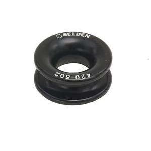 Kép 1/9 - Seldén, kötélvezető gyűrű, többféle méretben, kötélgyűrű, csúszógyűrű, low friction ring, thimble kötélmenedzsment