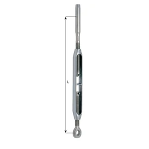 Kép 2/2 - Seldén, szemes-préselhető végű spanner, többféle méretben, BRONZE RIGGING SCREWS EYE / TERMINAL, vitorlás hajó, szerelvény
