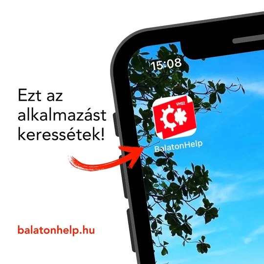 BALATONHELP – egy applikáció SEGÉLYKÉRÉSRE és BALATONHELP PLUSZ szolgáltatás ESZKÖZMENTÉSRE