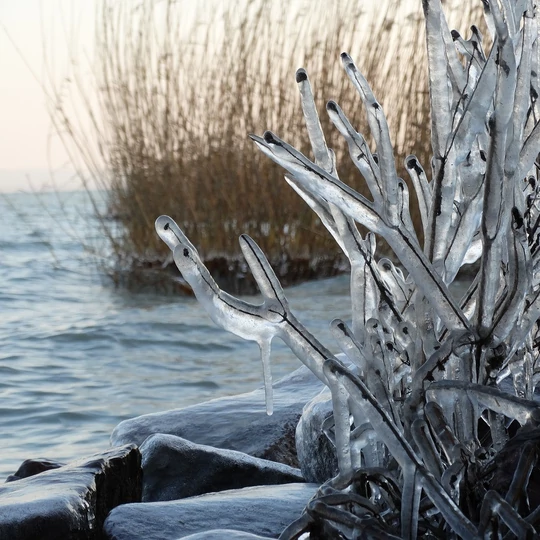 Téliesítés a Balatonon